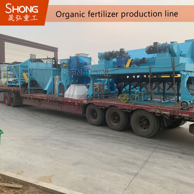 Línea de producción de fertilizantes orgánicos totalmente automática controlada por PLC con capacidad de 5-15 T/H