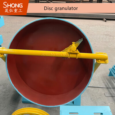 Granulador de disco ajustable con ángulo de disco y alta tasa de granulación para pellets de fertilizantes esféricos